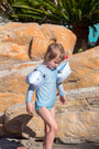otter wings | Saltwater Blue | Long Sleeve