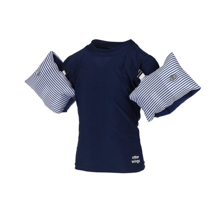 otter wings | Navy Blue | Short Sleeve