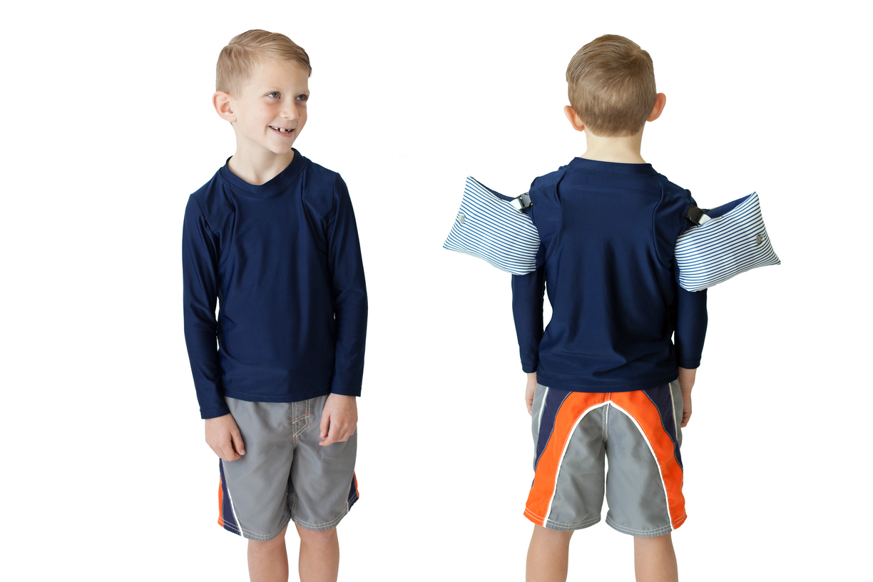 otter wings | Navy Blue | Long Sleeve