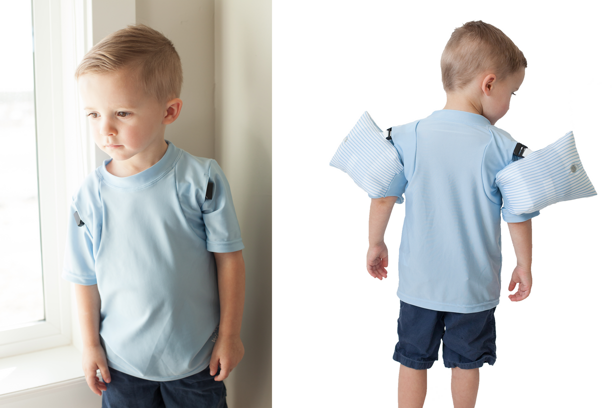 otter wings | Saltwater Blue | Short Sleeve