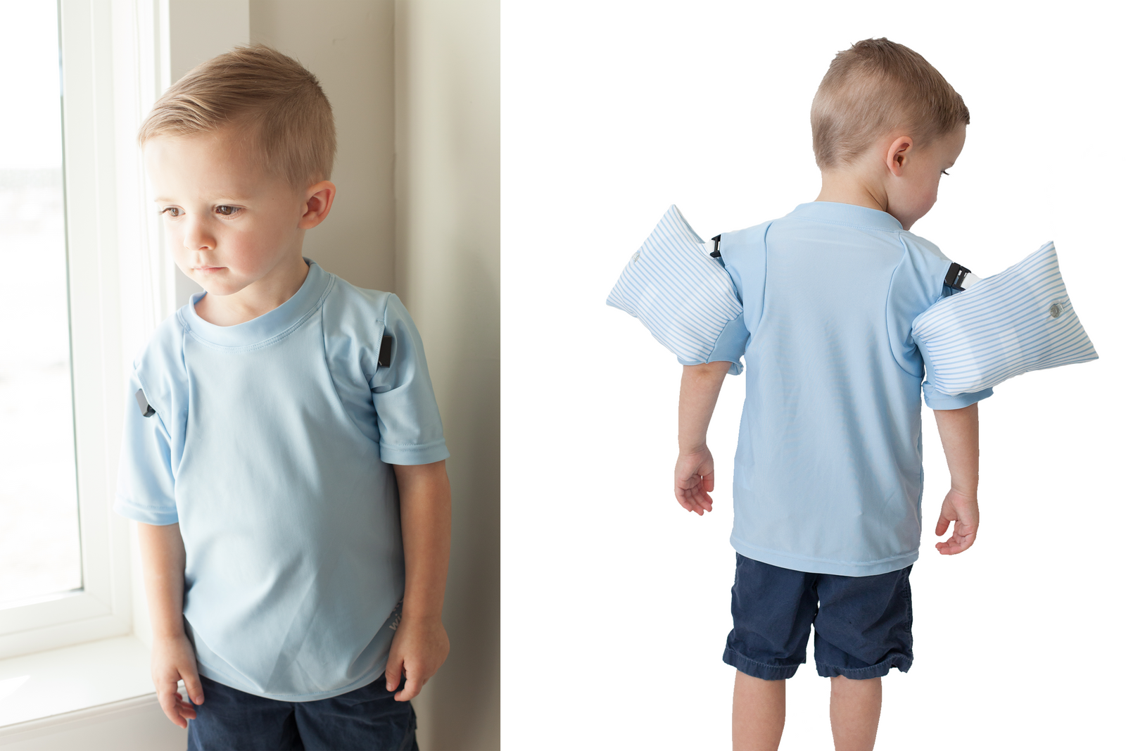 otter wings | Saltwater Blue | Short Sleeve